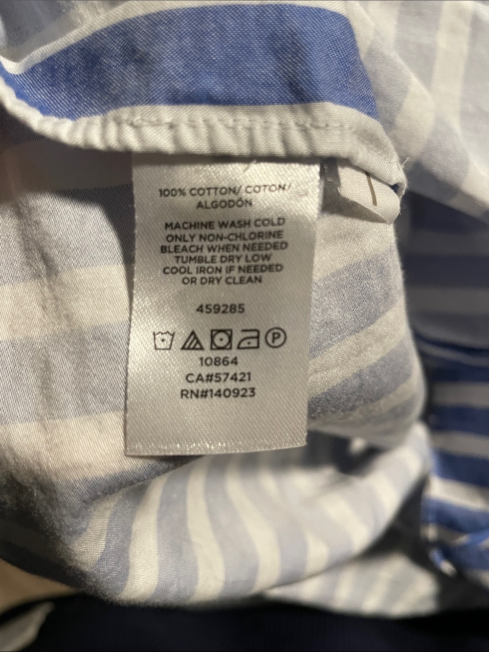 Loft Blue and White Striped Shirt Dress with Tie Belt - M - Picture 5 of 5